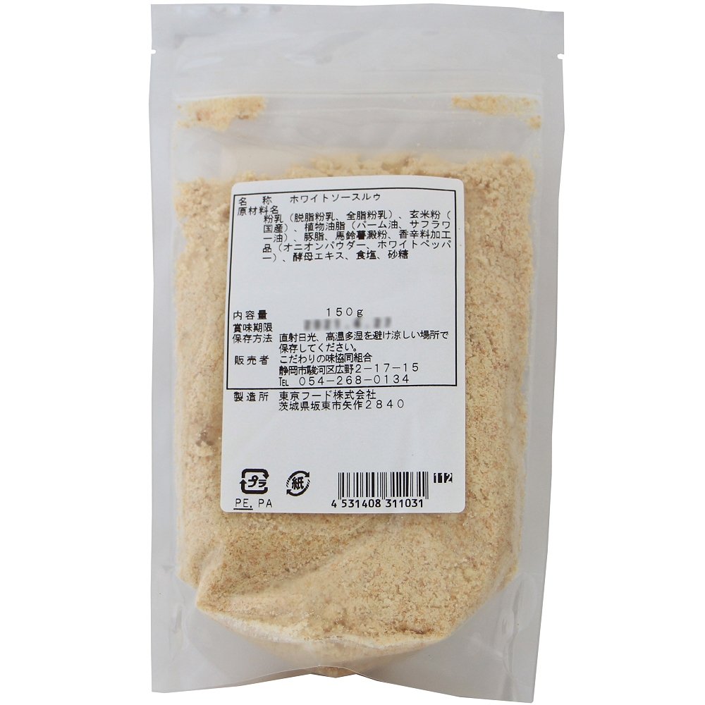 商品情報 特別栽培米のホワイトソースルゥ | こだわりの味協同組合